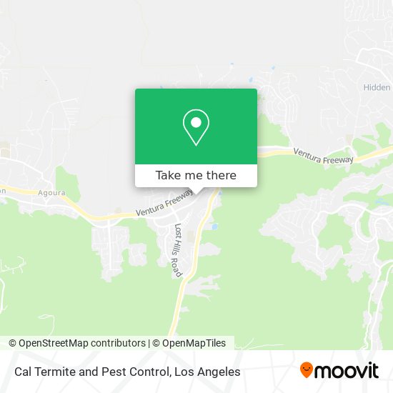 Cal Termite and Pest Control map