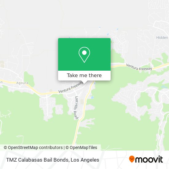 Mapa de TMZ Calabasas Bail Bonds