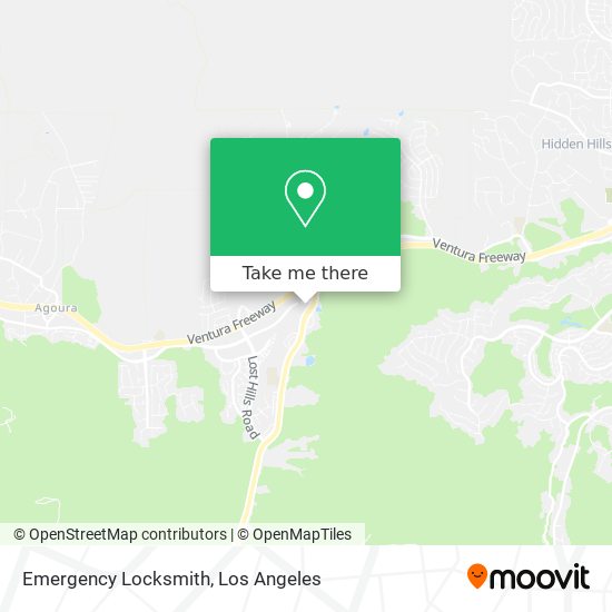 Mapa de Emergency Locksmith