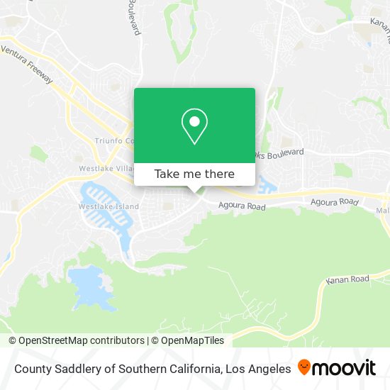 County Saddlery of Southern California map