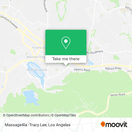 Massage4la -Tracy Lee map