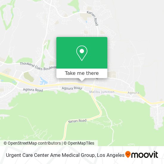Mapa de Urgent Care Center Ame Medical Group