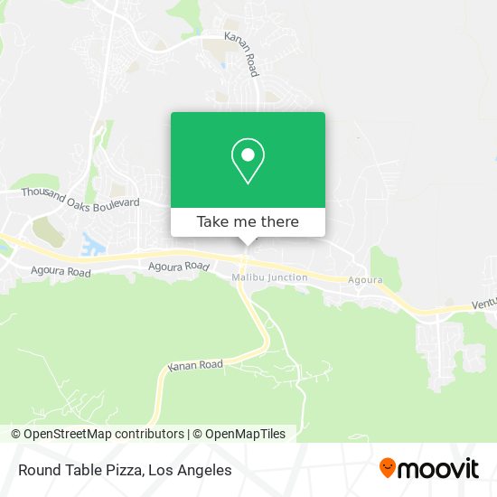 Round Table Pizza map
