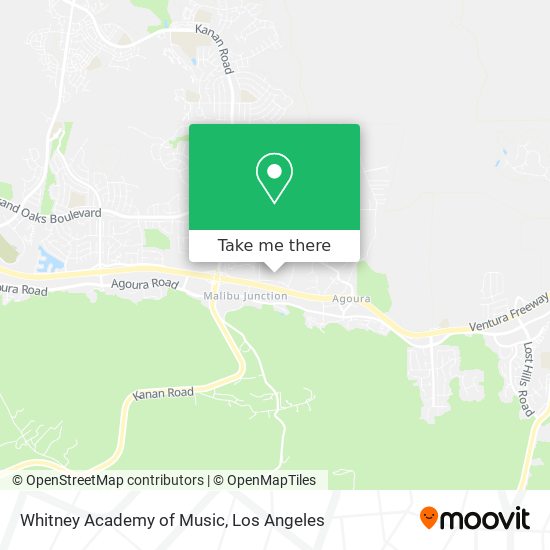 Mapa de Whitney Academy of Music