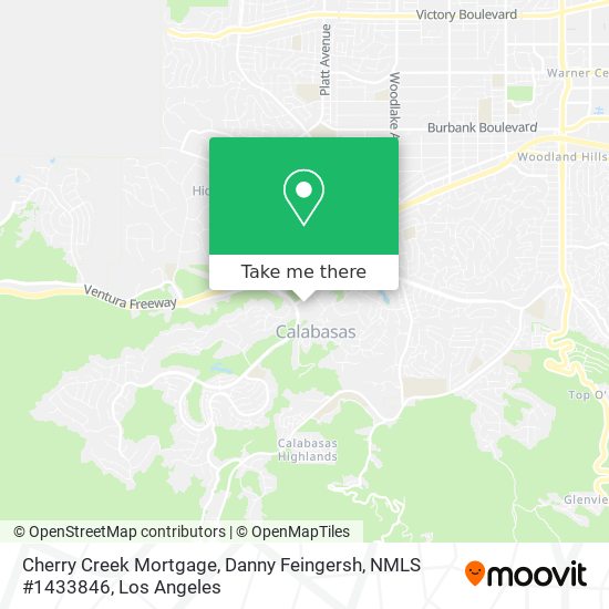 Cherry Creek Mortgage, Danny Feingersh, NMLS #1433846 map