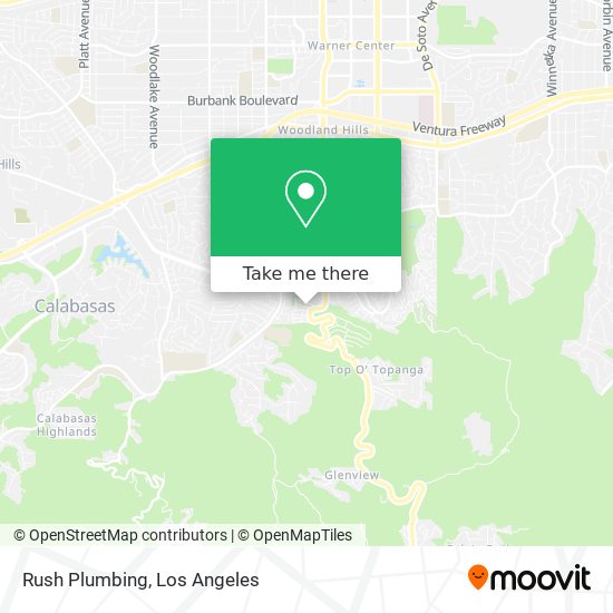 Rush Plumbing map