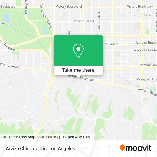 Arvizu Chiropractic map