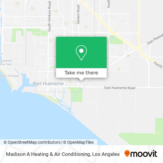 Madison A Heating & Air Conditioning map