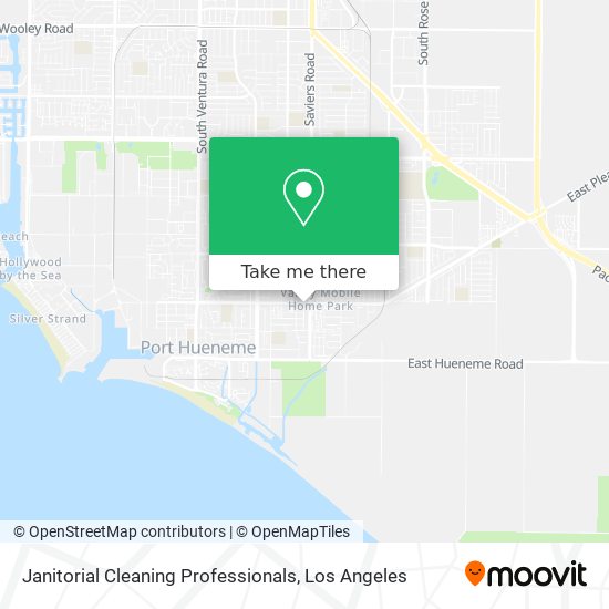 Janitorial Cleaning Professionals map