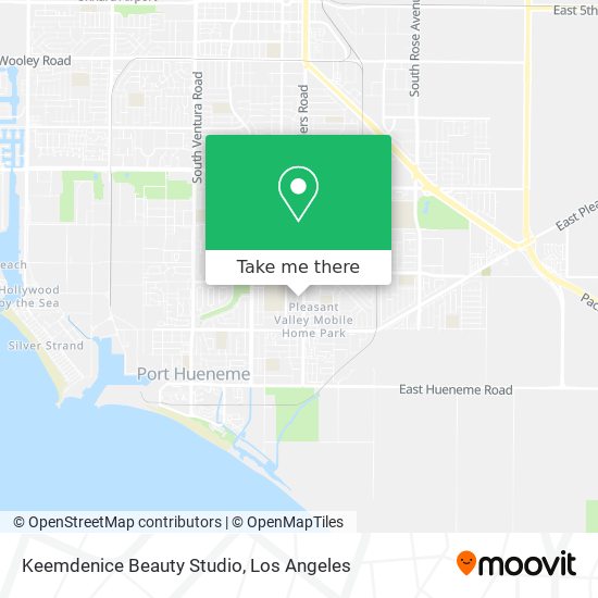 Mapa de Keemdenice Beauty Studio