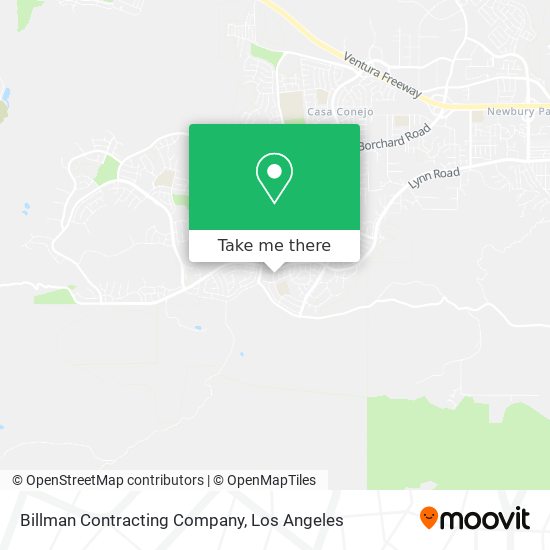 Billman Contracting Company map