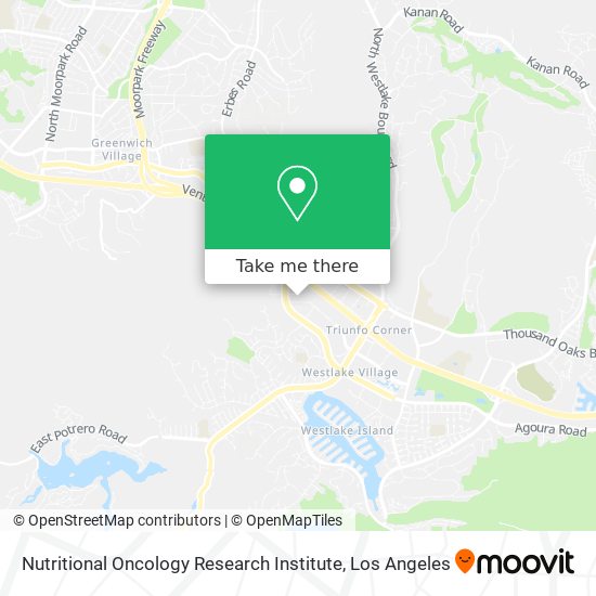 Mapa de Nutritional Oncology Research Institute