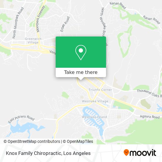 Knox Family Chiropractic map