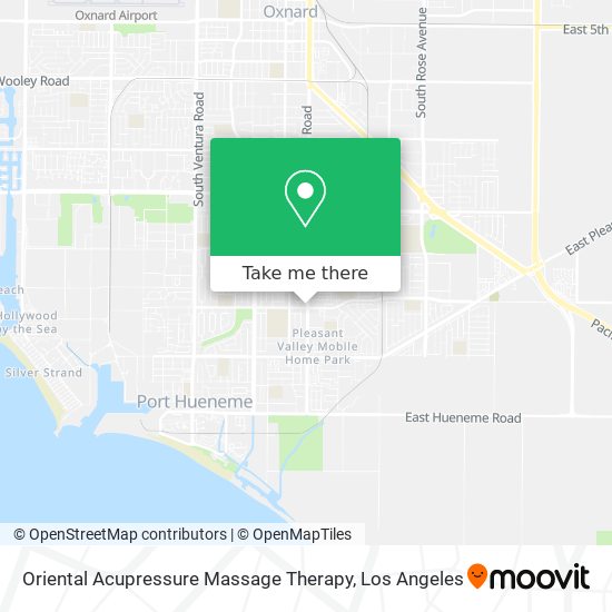 Oriental Acupressure Massage Therapy map