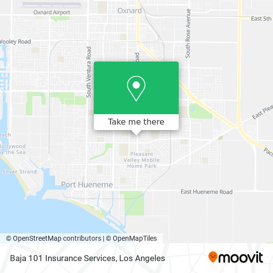 Baja 101 Insurance Services map