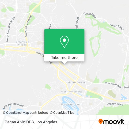 Pagan Alvin DDS map