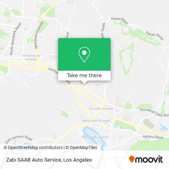 Zabi SAAB Auto Service map