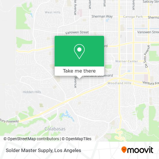 Solder Master Supply map