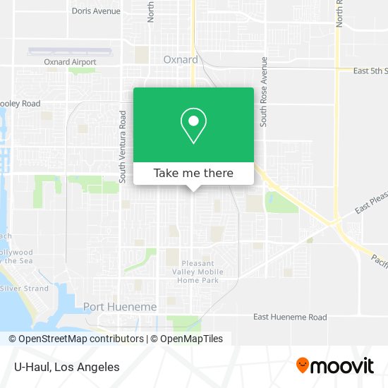 U-Haul map