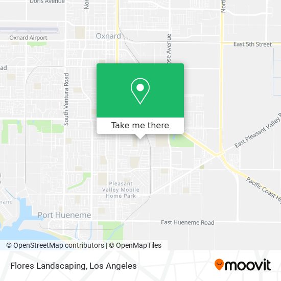 Flores Landscaping map
