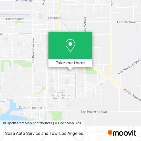 Sosa Auto Service and Tow map