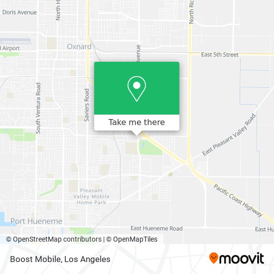 Mapa de Boost Mobile