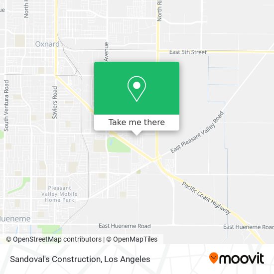 Sandoval's Construction map