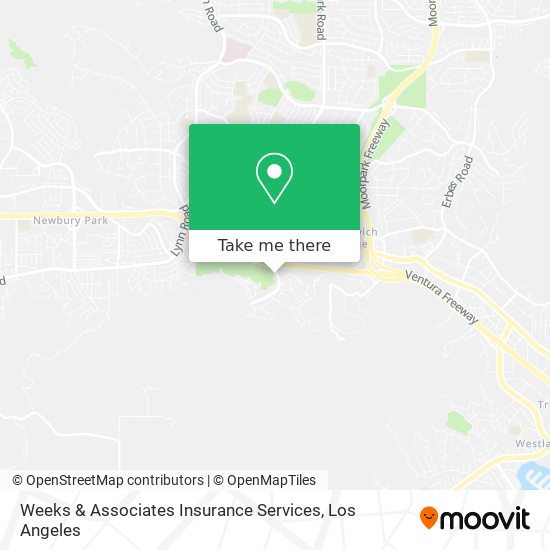 Mapa de Weeks & Associates Insurance Services