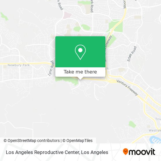 Mapa de Los Angeles Reproductive Center