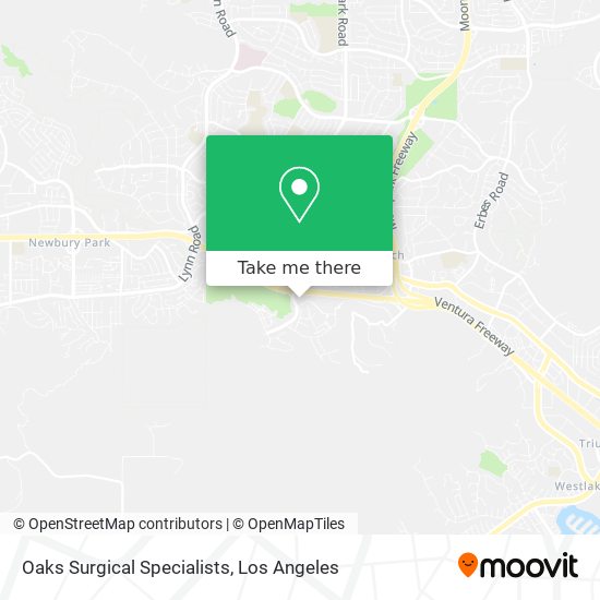 Oaks Surgical Specialists map