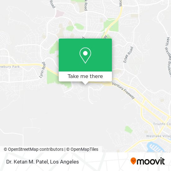 Mapa de Dr. Ketan M. Patel
