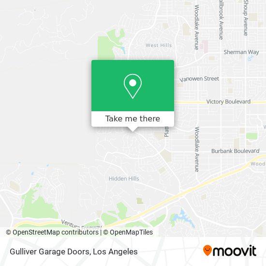 Gulliver Garage Doors map