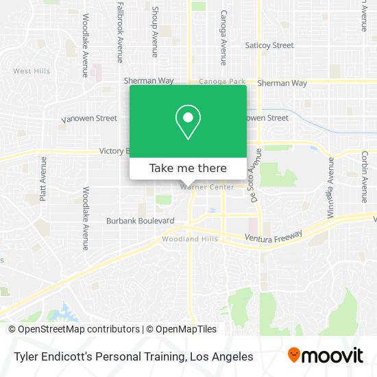 Mapa de Tyler Endicott's Personal Training