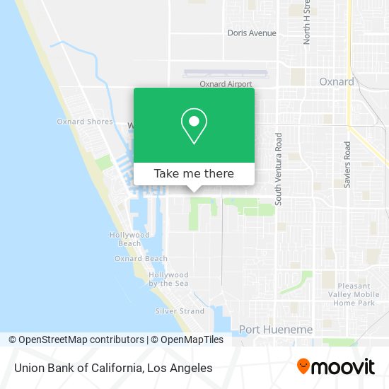 Mapa de Union Bank of California