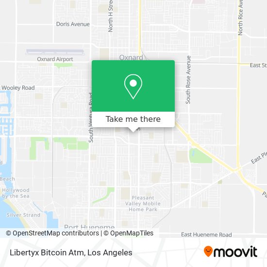 Mapa de Libertyx Bitcoin Atm