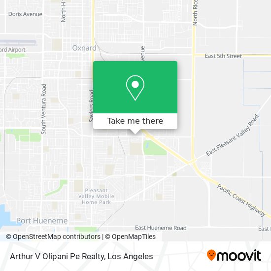 Mapa de Arthur V Olipani Pe Realty