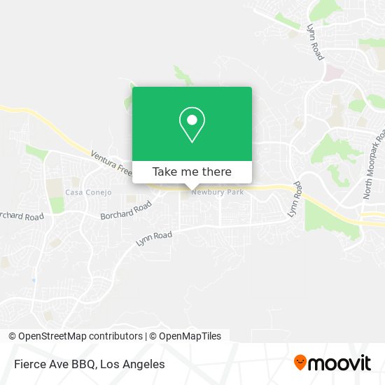 Fierce Ave BBQ map