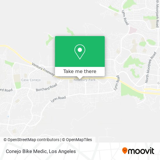 Conejo Bike Medic map