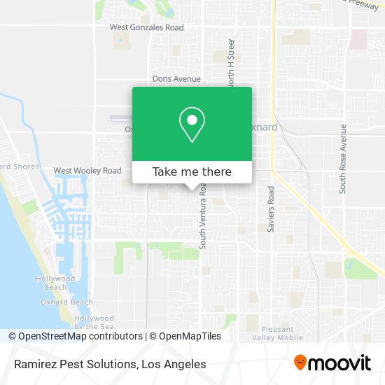 Ramirez Pest Solutions map