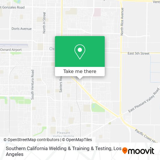 Mapa de Southern California Welding & Training & Testing