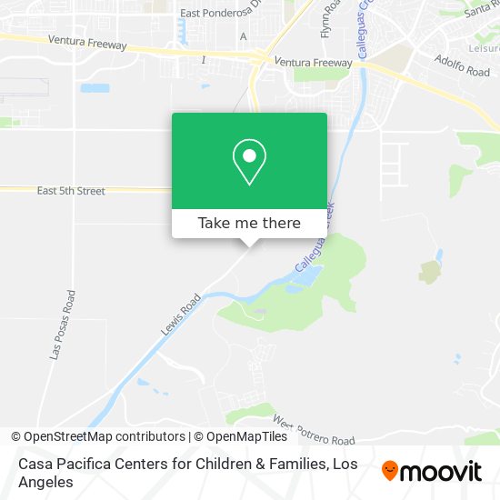 Casa Pacifica Centers for Children & Families map