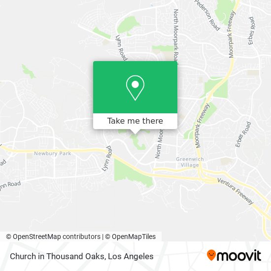 Church in Thousand Oaks map