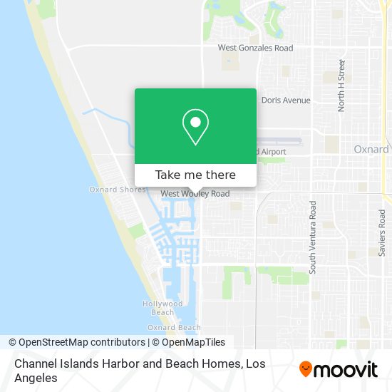 Channel Islands Harbor and Beach Homes map