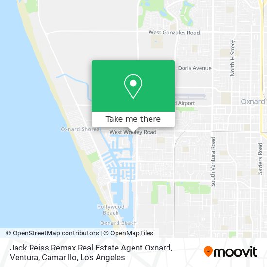 Jack Reiss Remax Real Estate Agent Oxnard, Ventura, Camarillo map