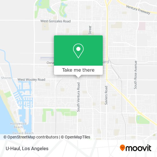 U-Haul map