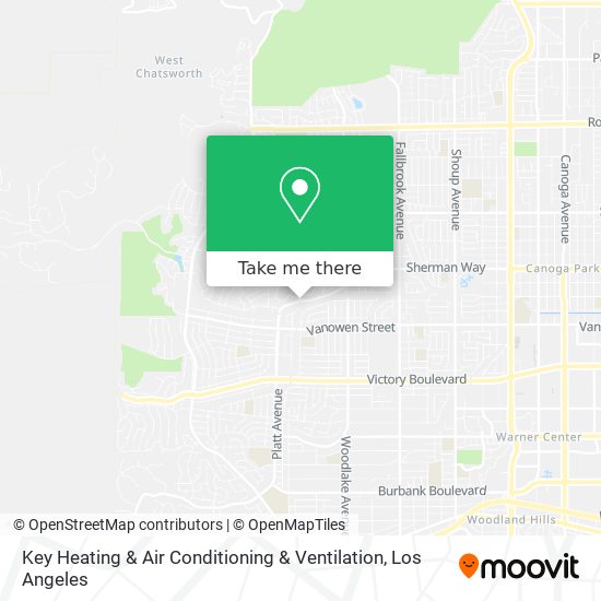 Mapa de Key Heating & Air Conditioning & Ventilation