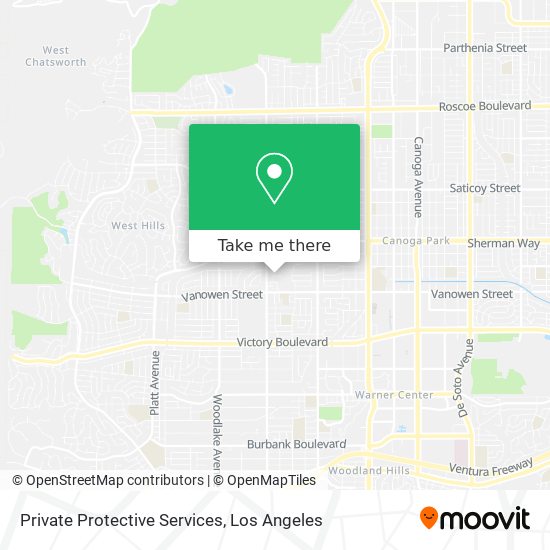 Private Protective Services map