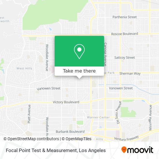 Focal Point Test & Measurement map