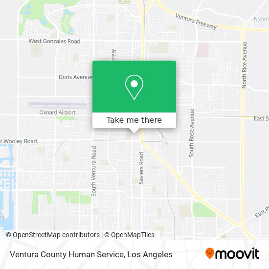 Ventura County Human Service map