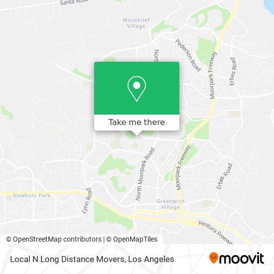 Mapa de Local N Long Distance Movers